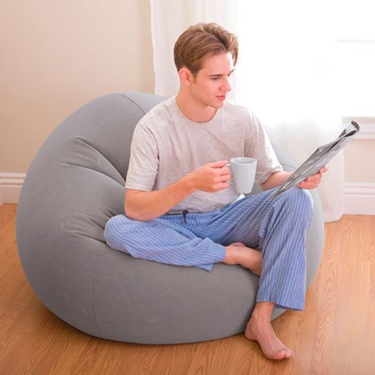Intex Beanless Bag Chair - grey