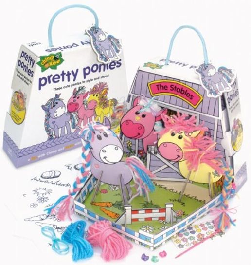 Chimp and Zee Craft Pretty Ponies