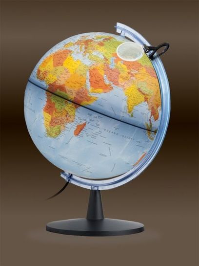 Elite Illuminated Globe, Blue, 40 cm  by Nova Rico