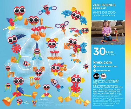 Kid K'nex Zoo Friends Building Set