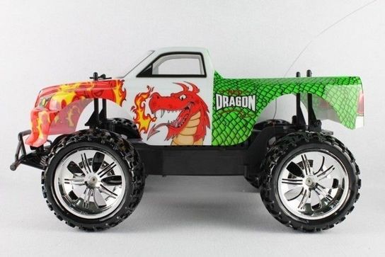 Radio Controlled 1:10 9023 Licenced Monster Truck - Red Dragon
