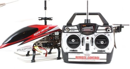 Radio Controlled 9097 Carbon Body 3.5 Channel Helicopter with Gyro