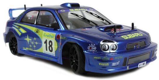 Radio Controlled 1:10 Scale Nitro Powered 2 Speed Subaru Impreza Pro