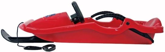 Snow Driver Red Sledge Toboggan