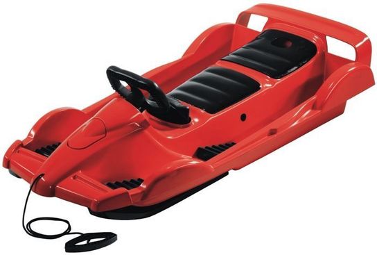 Snow Double Racer Red Sledge- Pack Of 3