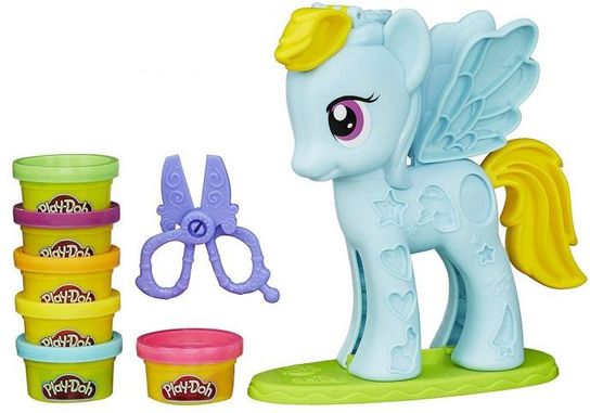 Hasbro Play-Doh Rainbow Dash Style Salon