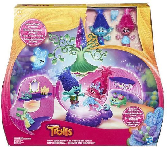 Trolls DreamWorks Poppy's Coronation Pod Playset