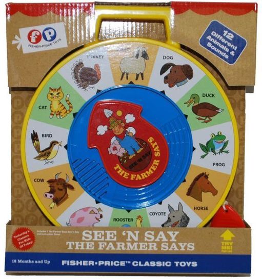 Classics See 'n Say Farmer Says Toy by Fisher Price