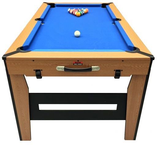 5ft Rolling Lay Flat Pool Table by BCE