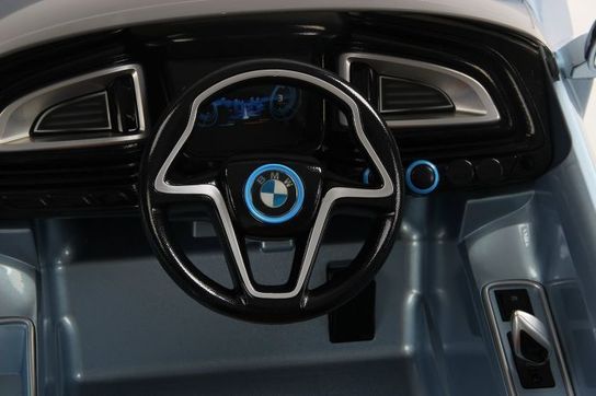 BMW i8 Licensed 12v Ride On Car (Twin 6v) - White