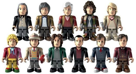 Doctor Who Anniversary Character Building Doctors Collector Set