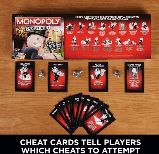 Monopoly Game Cheaters Edition Board Game 