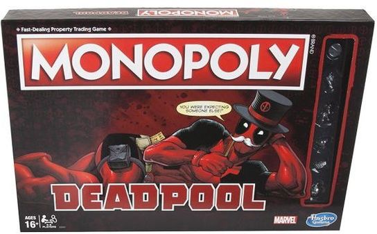 Hasbro Monopoly Deadpool Board Game