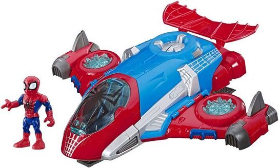 Power Rangers E4840 SHA Spider-Man Jetquarters