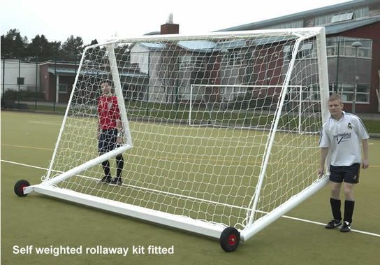 16ft x 7ft Aluminium Freestanding Football Goal