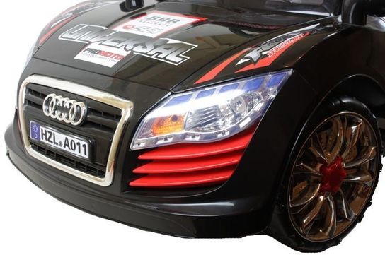 6 Volt Battery Powered Ride On Car Audi GBA011 - Black