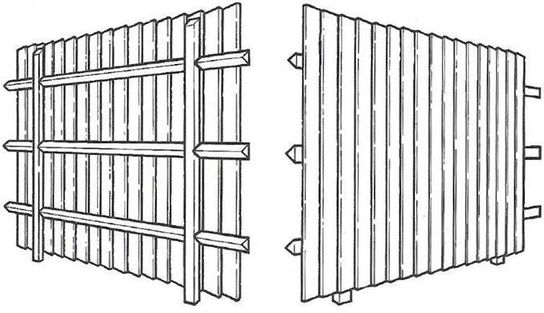 Notched Timber Post