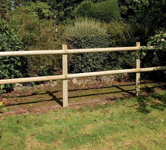 Half Round Post & Rail Fencing