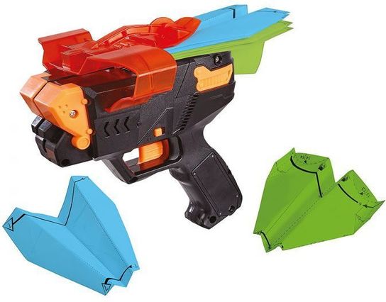 The Ultimate Paper Plane Launcher Shooter Toy - Black and Orange