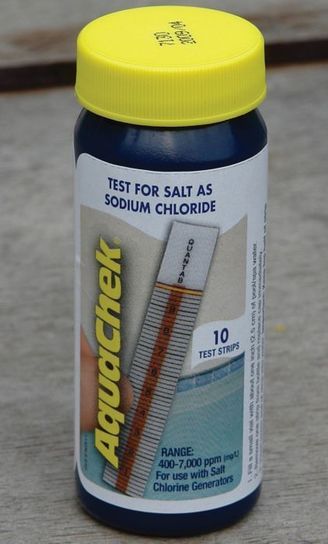 Salt (Sodium Chloride) Test Strips by Aquachek