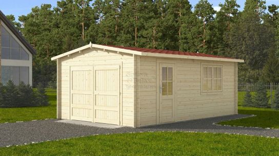 Log Garage 4m x 6m