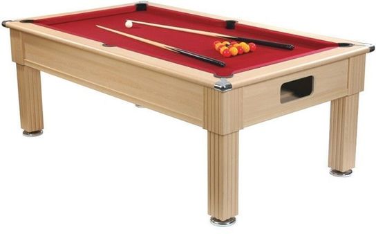 Supreme Prince Slimline Slate Bed Pool Table 7ft