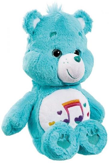 Care Bear Heart Song Bear Medium Plush Toy with DVD