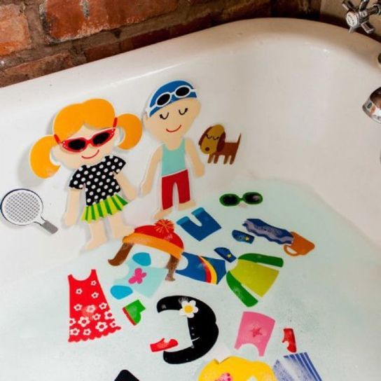 Meadow Kids Dressing Up Bath Stickers 