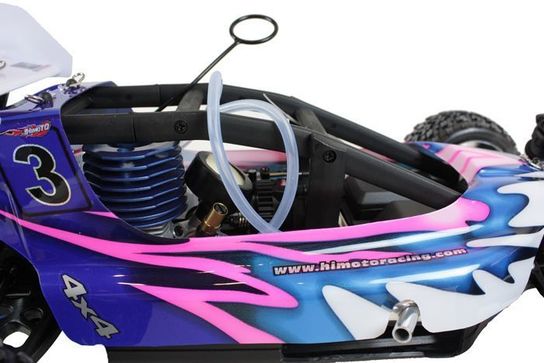 Radio Controlled 1:10 MEGA-P Nitro Powered 4WD Off-Road Buggy Blue