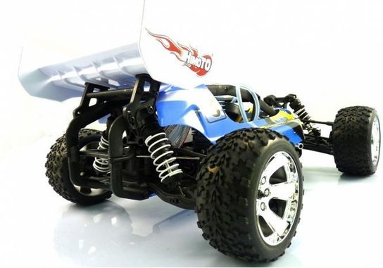Radio Controlled 1:10 MEGA-P Nitro Powered 4WD Off-Road Buggy Blue