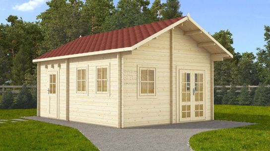 Nottingham Log Cabin 4.5m x 6m