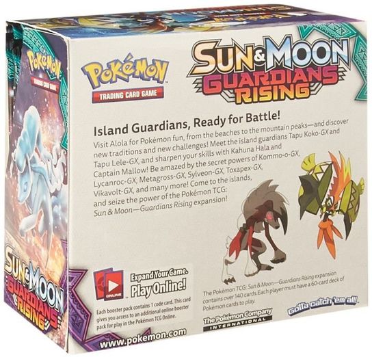 Sun And Moon Guardians Rising Booster Pokemon TCG - Pack Of 36