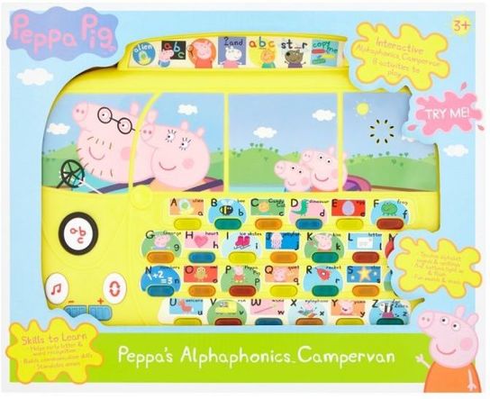 Peppa Pig Alphaphonics Campervan Electronic Toy