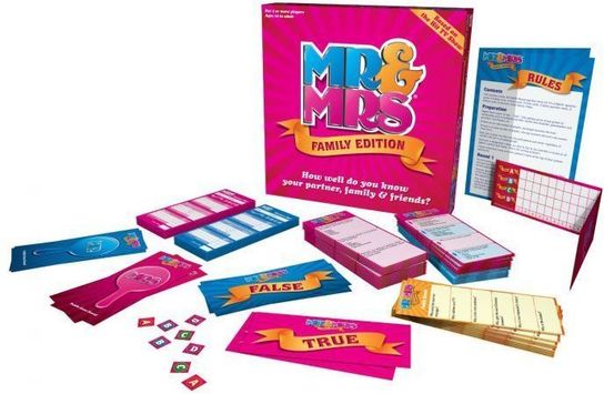 Mr & Mrs Family Edition Box Game