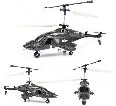 Radio Controlled Syma S027 3 Channel Airwolf Helicopter with Gyro