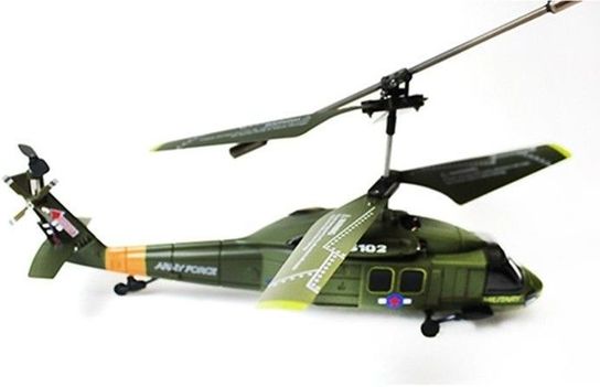 Radio Controlled Syma S102G 3 Channel Black Hawk Helicopter With Gyro