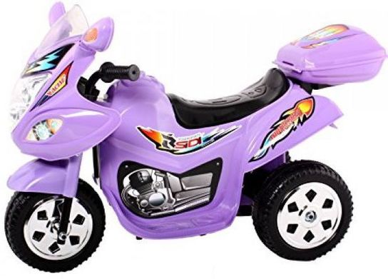 Childrens Trike 6v Ride On Toy - Purple