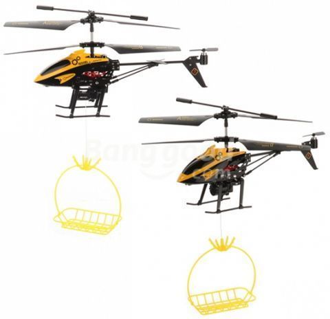 3 Channel V3-88 Mini RC Helicopter With Gyro & Fitted Winch