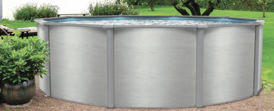 Garden Leisure Pacific Silvermist Oval Steel Pool - 16ft x 10ft
