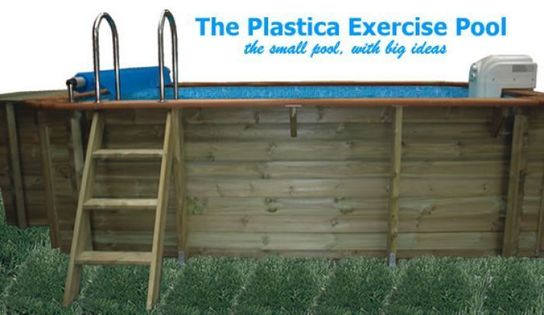 Wooden Exercise Pool With 1.6kW Badu Perla Jet - 2.4m x 3.9m