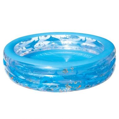 Deluxe Crystal Paddling Pool 90in
