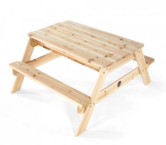 Wooden Sand and Picnic Table