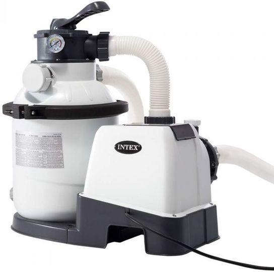 Intex Ultra XTR Frame Round Metal Pool 16ft x 48in With Sand Filter Pump- 26326NP 