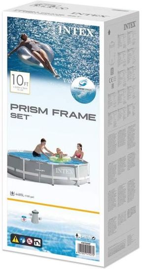 Intex Prism Metal Frame Round Pool 10ft x 30in - 26702NP 