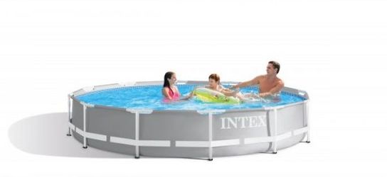 Intex Prism Metal Frame Round Pool 15ft x 42in - 26724NP   