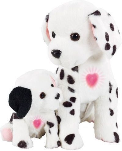 Animagic Ruby and Lottie Dalmation Dog and Puppy Soft Toy