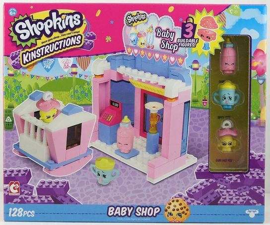 Shopkins Kinstructions Shopping Pack Wave 2 Baby Shop Building Set