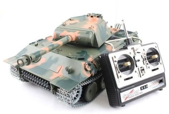 Radio Controlled 1:16 Scale Airsoft German Panther BB Firing Tank 3819