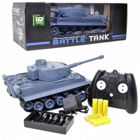 Heng Long 1:26 IR German Tiger I RC Battle Tank Infrared Function