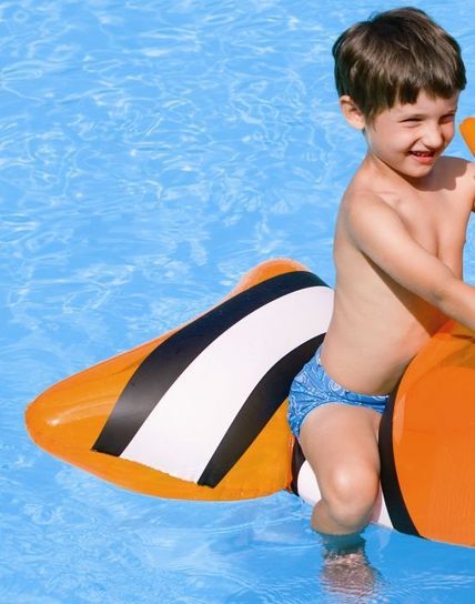 Clown Fish Ride-On Pool Inflatable